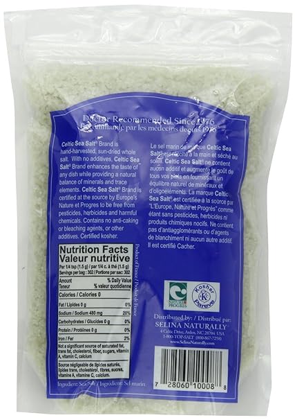 Celtic Sea Salt LT Grey Pouch, 1 LB - Hamilton Health